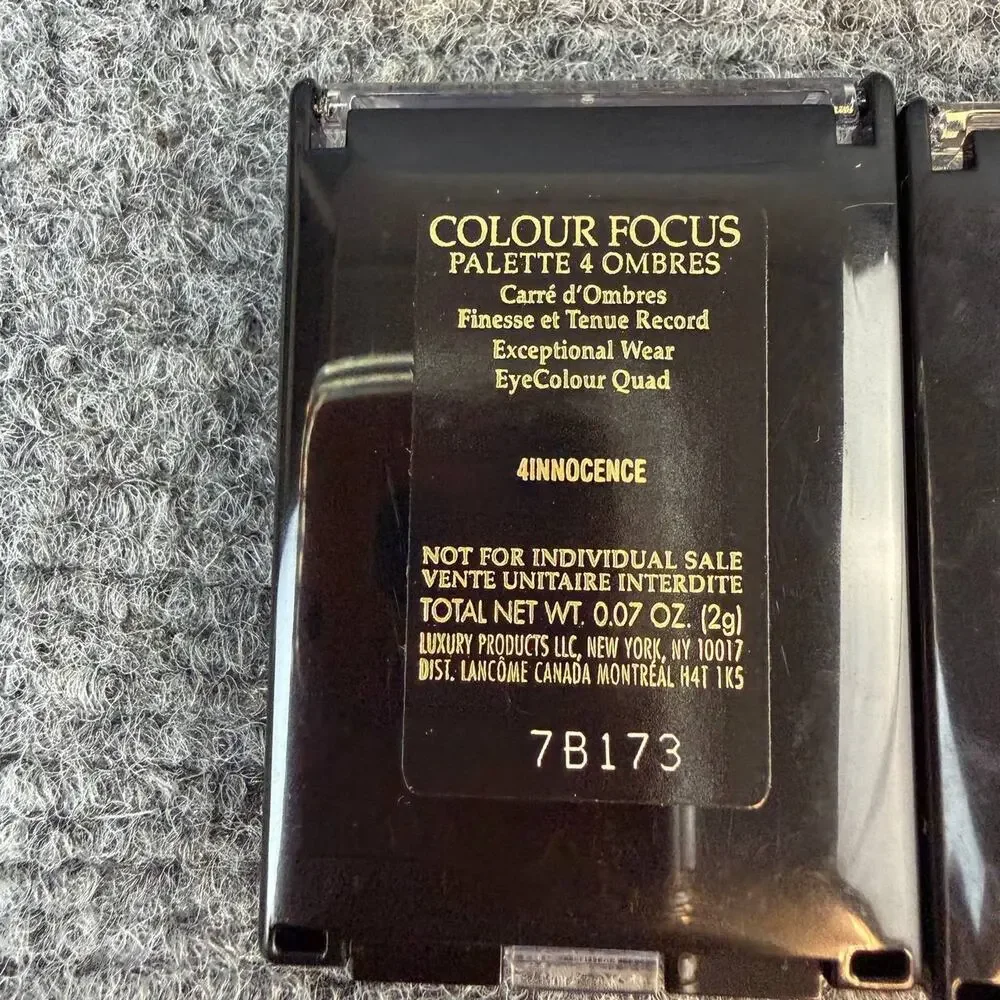Vintage Lancome Colour Focus Eyeshadow Quad Set of 4 Discontinued TRAVEL SIZE